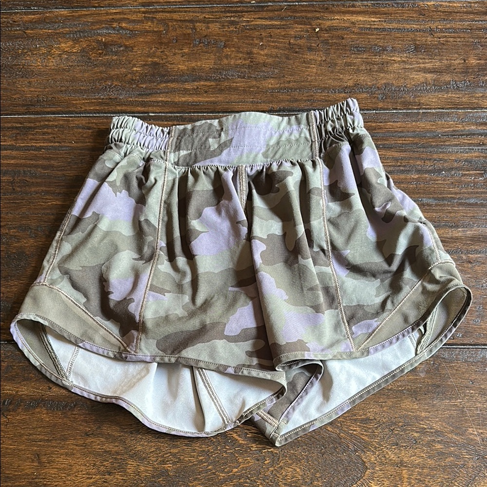 Camo Lululemon Shorts 4 inch